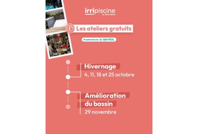 Ateliers hivernage : apprendre (gratuitement) à protéger sa piscine avant l’hiver