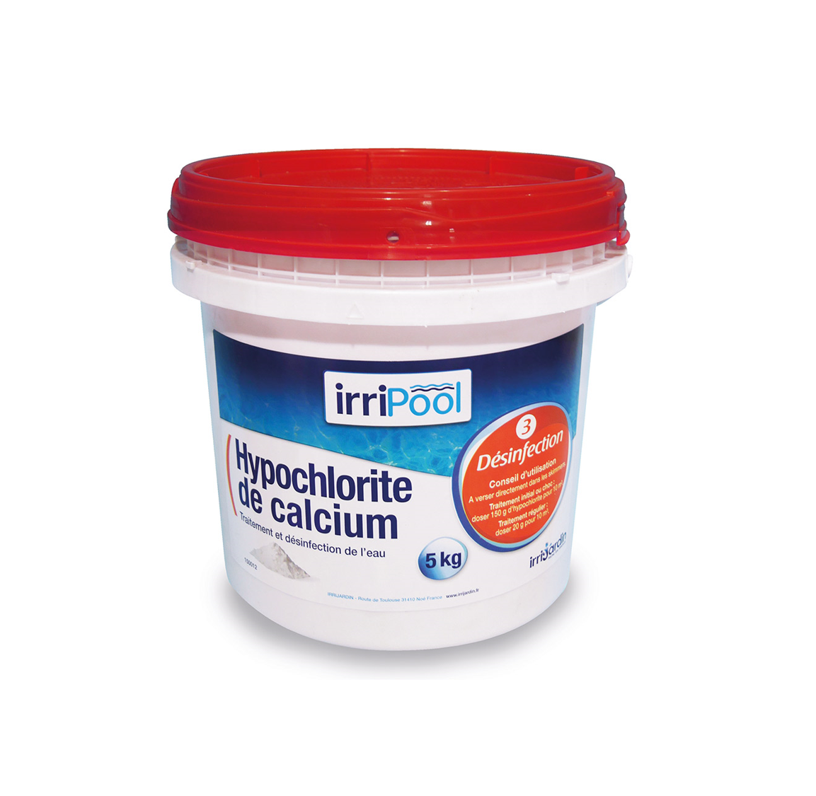 Hypochlorite de calcium 5 kg IRRIPOOL
