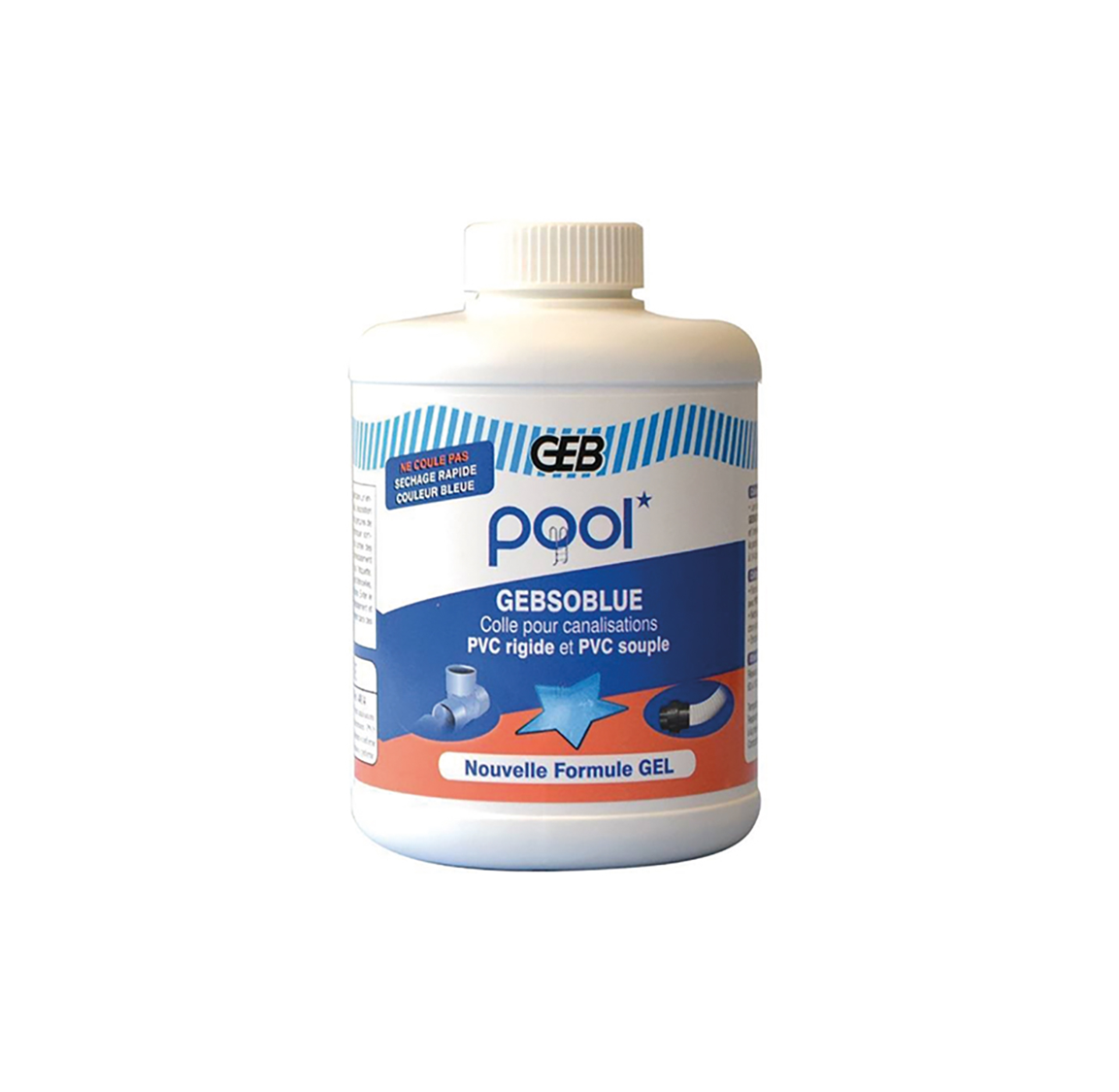 Colle bleue pour PVC 250 g