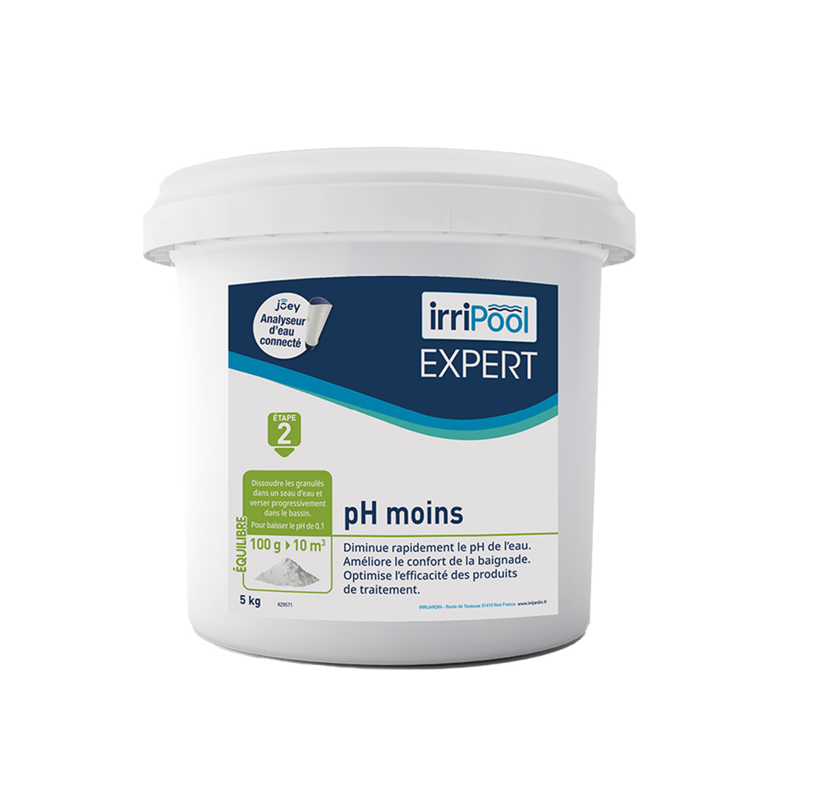 pH Moins 5 kg IRRIPOOL EXPERT