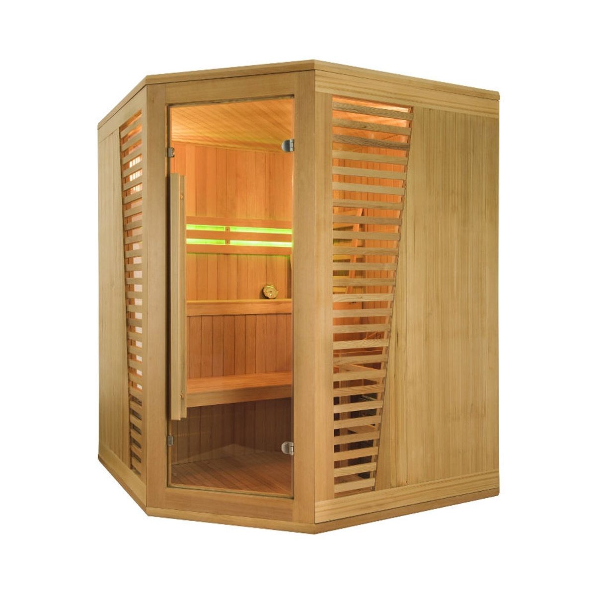 Sauna traditionnel d'angle Venetian 3-4 places