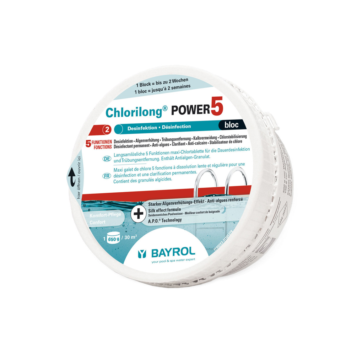 Chlorilong Power5 Bloc 650 g Bayrol