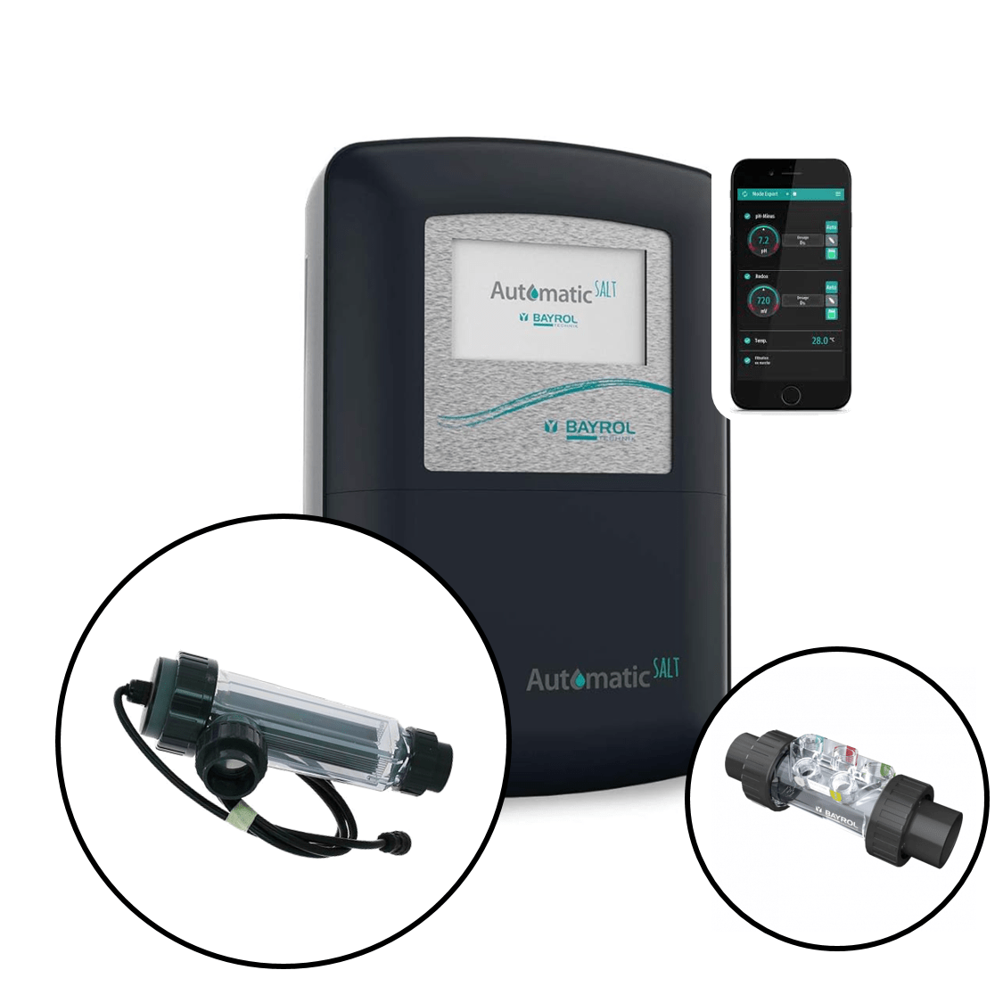 Electrolyseur au sel Automatic Salt 80 m3 AS5 Bayrol