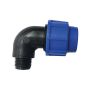 Raccord compression coude 90° fileté mâle Ø40 x 33/42