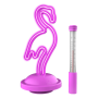 Thérmométre Neon Flamant