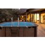 Piscine hors-sol bois Sea Breeze octogonale 6,07 x 3,96 m 