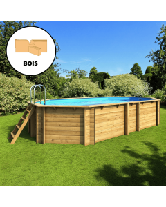 Piscine Hors-Sol Tropic Octogonale Allongée 5,40 m