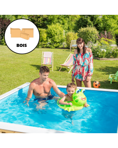 Piscinette Hors-Sol Pistoche  2,26 x 2,26 m x 0,68 m