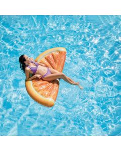 Matelas gonflable orange Intex