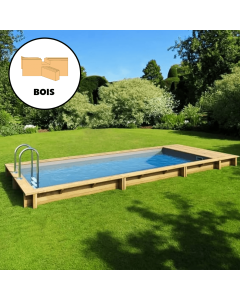 Kit rectangulaire Pool N Box 6,10 x 2,40 x 1,33 m