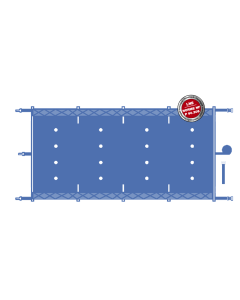 Bâche à barres 4S Luxe Irricover