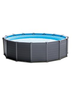 Piscine hors-sol Graphite 4,78 x 1,24 Intex