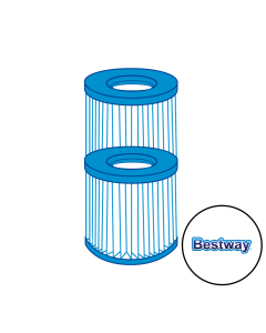 Lot de 2 cartouches spa Ø106 mm/longueur 80 mm