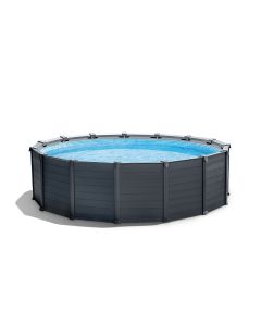 Piscine hors-sol Graphite Ø4,78 x 1,24 m Intex