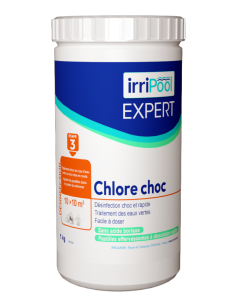 Chlore choc 1kg IRRIPOOL EXPERT