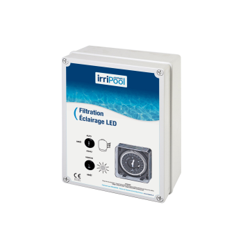 Coffret électrique filtration + 1 projecteur Irripool