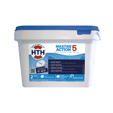Chlore multifonction Maxitab 5 Actions  2,7 kg HTH