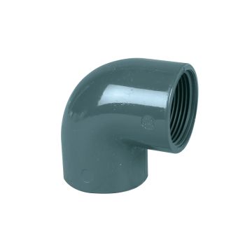 Coude mixte femelle PVC 40 x 33-42