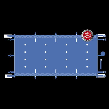 Bâche à barres 4S Evolution Irricover