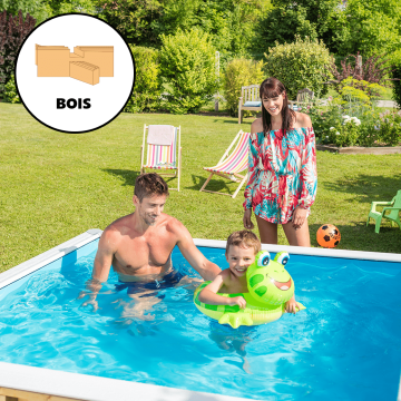 Piscinette Hors-Sol Pistoche  2,26 x 2,26 m x 0,68 m