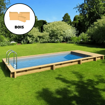 Kit rectangulaire Pool N Box 6,10 x 2,40 x 1,33 m