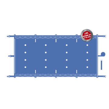 Bâche à barres 4S Luxe Irricover