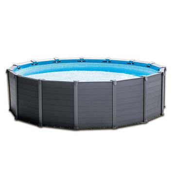 Piscine hors-sol Graphite 4,78 x 1,24 Intex