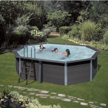 Piscine Composite Octogonale 6,31 x 1,30 m