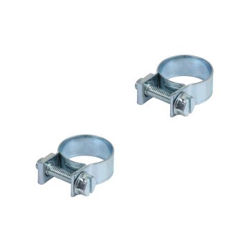Collier de serrage zinc 9 35   50 mm (pack de 2)