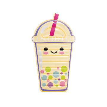Bouée géante Bubble Tea Intex 