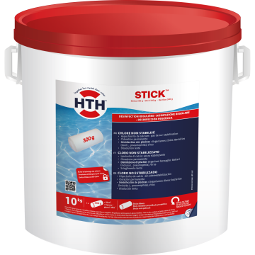 Chlore Lent Non-Stabilisé Stick 10 kg HTH