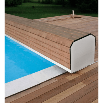 Volet hors sol motorisé mobile BANC SURF Abriblue