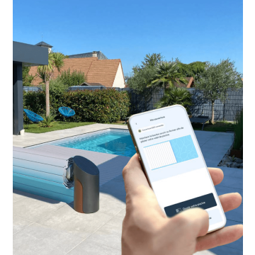 Volet hors sol motorisé OPEN SOLAR DSIGN Abriblue