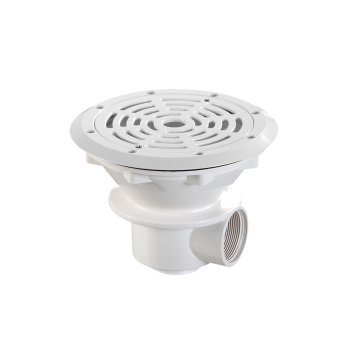 Bonde de fond IRRIPOOL blanche