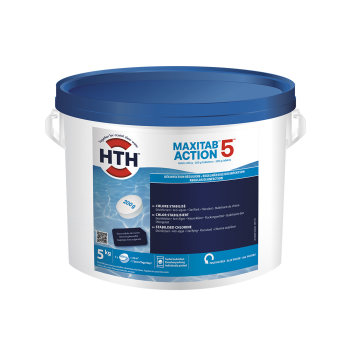 Chlore multifonction Maxitab 5 Actions 5 kg HTH