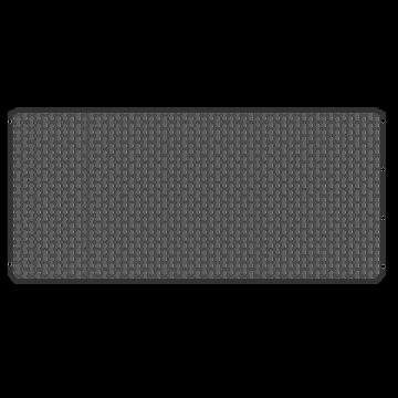 Bâche 4 côtés bordée noire 500 microns SOLAR-8