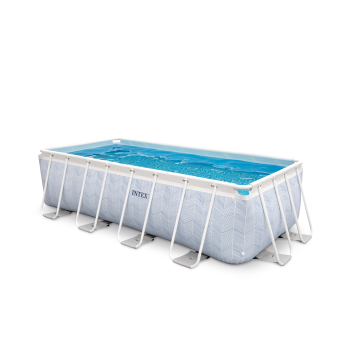 Piscine Tubulaire Rectangulaire Intex Chevron Prism Frame 400 x 200 x 100 cm