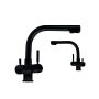 Robinet 3 voies Elegance Pro + Noir