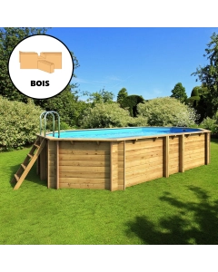 Piscine hors-sol TROPIC octogonale allongée 540 