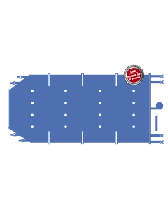 Bâche à barres hors sol