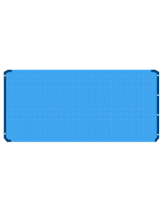 Bâche 2 côtés bordée bleue 400 microns SIROCCO Bâche 2 côtés bordée bleue 400 microns SIROCCO