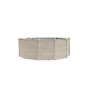 Piscine hors-sol Graphit latte 3.81x1.24