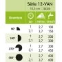 Tuyere uni-spray 12 VAN Rain Bird