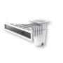 Skimmer étroit blanc