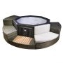 Spa semi-rigide avec mobilier Octopus Netspa