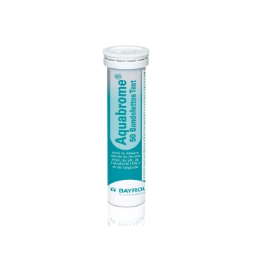 Bandelettes de test Aquabrome Quicktest BAYROL