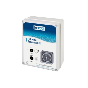 Coffret électrique filtration + 1 projecteur Irripool
