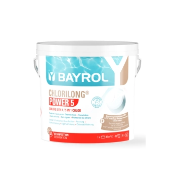 Chlore multifonction Chlorilong Power5 5kg Bayrol