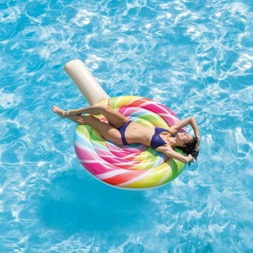 Matelas gonflable sucette Intex