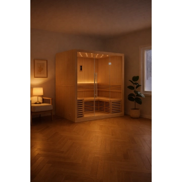 Cabine de sauna traditionnel haut de gamme Utopia - 4 places